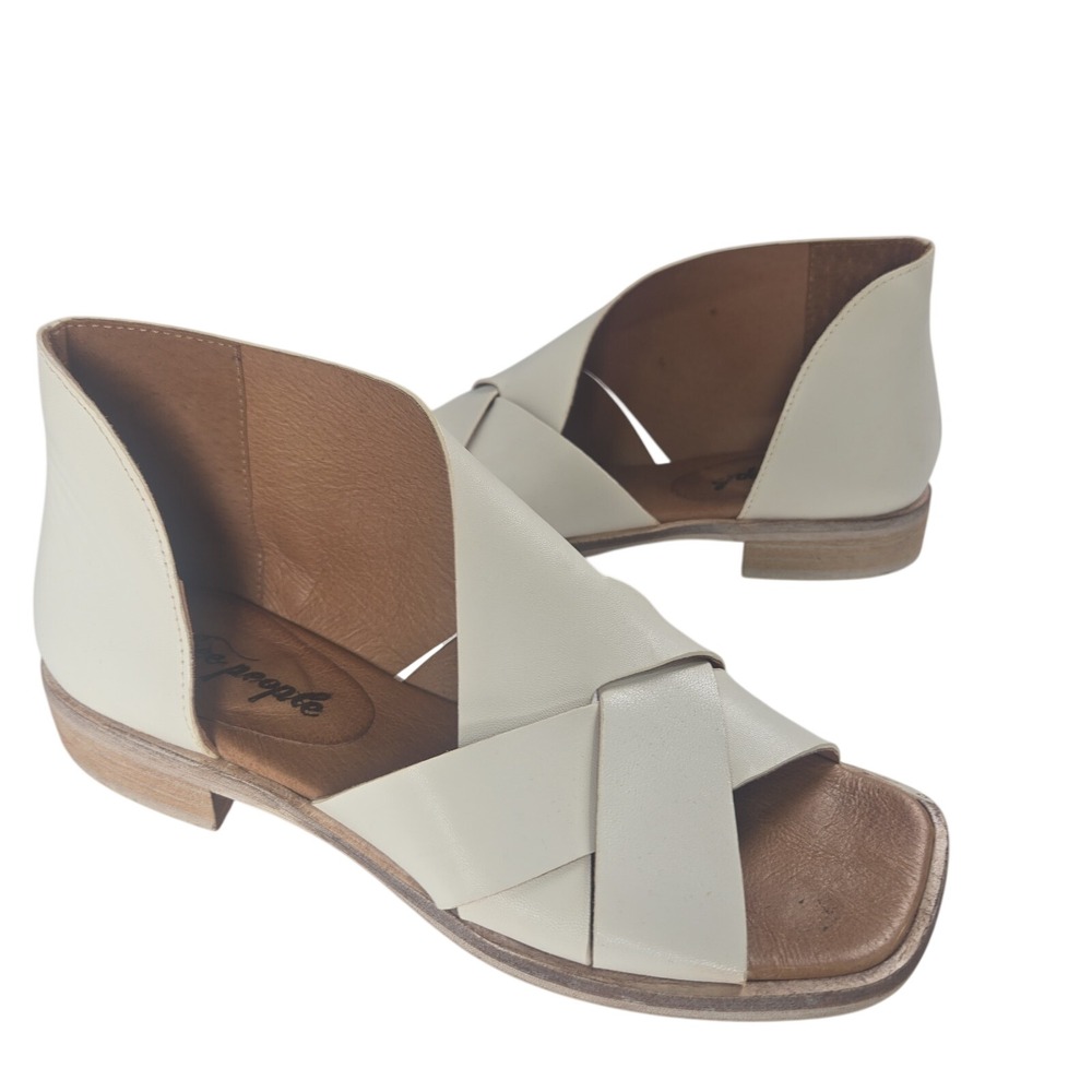 Free People Women's Shoes 37.5 / 7.5 Sun Valley Leather Sandals